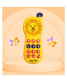 VGRASSP Retro Style Realistic Look Pretend Play Cell Phone Toy for Kids, Toddlers With Blinking Light And Dynamic Music - Party Favor Gift -Color & Design May Vary