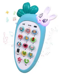 Toyshine Cell Phone with 14 Buttons and Functions - Blue