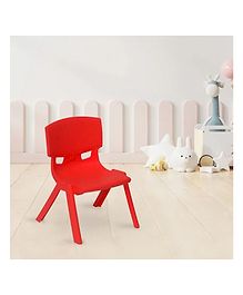 Nilkamal Plastic Baby Chair CHR5260  Modern and Comfortable with Backrest  Bright Red Colour