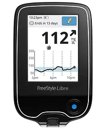 Abbott FreeStyle Libre System Reader Flash Glucose Monitoring System (Black) Glucometer