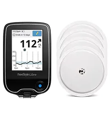 Abbott Freestyle Libre Flash Glucose Monitoring System ( 4 Sensor and 1 Reader Combo)