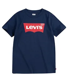 Levi's Half Sleeves Logo Printed Tee - Navy Blue