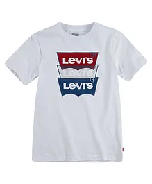 Levi's Half Sleeves Logo Printed Tee - White
