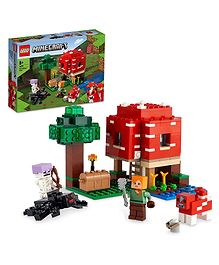 LEGO Minecraft The Mushroom House Building Kit 272 Pieces - 21179