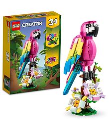 LEGO Creator Exotic Pink Parrot Building Toy Set 253 Pieces - 31144