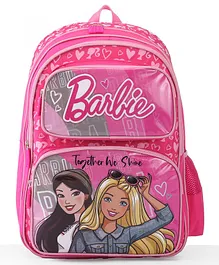 Barbie School Bag Dreams in Style for Little Fashionistas Dark Pink- 18 Inches