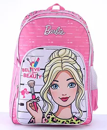 Barbie School Backpack Pink-  18 Inches