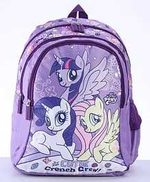 My Little Pony School  Backpack Purple-  16 Inches
