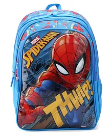 Spiderman School Bag Inspire Learning with Spider Man's Style Blue -16 Inches