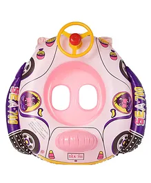 Inflatable Swimming Ride On with Steering Wheel - Pink