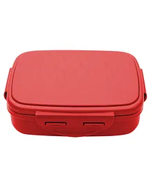 JAYPEE Stainless Steel Insulated Lunch Box Wavesteel Jr. Red , 500 ml , Suitable for school and picnics ,Microwave Safe