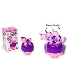 Ratnas Musical Unicorn Roly Poly Toy - Purple