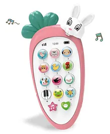 WOW Toys - Delivering Joys of Life  Radish Style Pretend Play Musical Cell Phone Mobile Toy, Random colour