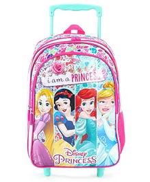 Disney Princess School Trolley Bag Royal Elegance in Every Step for Little Royalty Multicolour - 16 Inches
