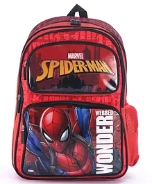 Spiderman School Bag Inspire Learning with Spider Man's Style Red - 14 Inches