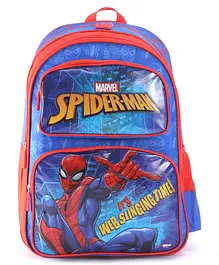 Spiderman School Bag Inspire Learning with Spider Man's Style Multicolour - 18 Inches