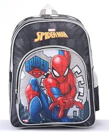 Spiderman School Bag Inspire Learning with Spider Man's Style Black - 14 Inches