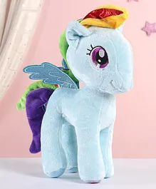 My Little Pony Rainbow Dash Plush Soft Toy Blue - Height 25 cm