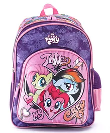 My Little Pony School Bag Magical Adventures for Young Dreamers Purple - 16 Inches
