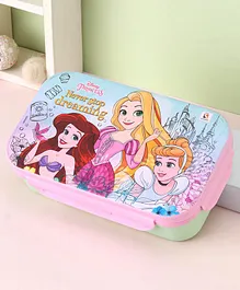 Disney Princess Lunch Box with Spoon and Fork - Multicolour