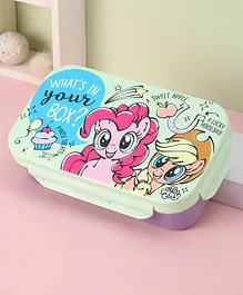 My Little Pony Lunch Box with Spoon and Fork - Blue