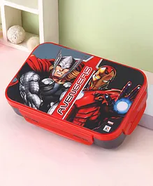 Avengers Insulated Lunch Box with Double Compartment - Red