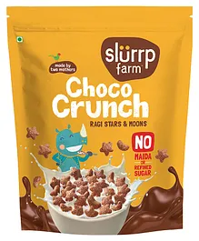 Slurrp Farm Choco Crunch Made with Ragi & Jowar Healthy Breakfast Cereal With No Maida - 1.2 Kg