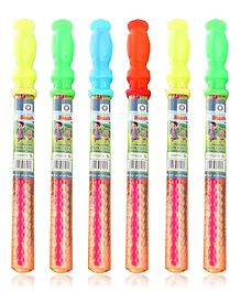 Aditi Toys Colorful Bubble Wands, Pack of 6 Bubble Sticks for Kids, Magical Bubble Wand Toy for Kids, Bubble Sticks for Endless Joy & Fun Bubble Solution.