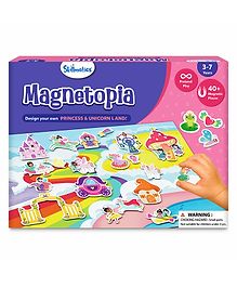 Skillmatics Creative Toy Magnetopia Princess and Unicorn Land, Interactive Pretend Play Set for Kids, Toddlers, 40+ Magnetic Pieces, Preschool Learning Game, Gifts for Girls & Boys Ages 3 to7