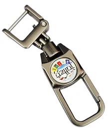 TERA 13 Dual Side Logo Metal Keychain,Black-1Pcs