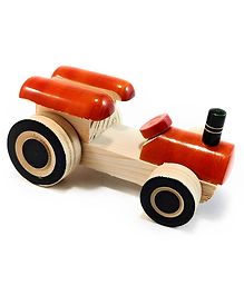 Smartcraft Wooden Toys for Kids, Organic Painted tractor Toys for Boys & Girls/Toy Car for Kids/ safe For Your little One,(Tractor Pack of 1) Toys for 1 + year old boy/ Toy Car