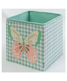 Zookeeper  Fluttering Treasures Storage Box - Mint Multicolour