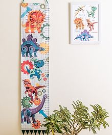 Zookeeper  The March of the Dinosaurs Height Chart Multicolour