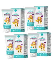 Mateo Rashfree Cream | No More Rash Works Great On Baby's Bum | Dermatologically Tested PH 5.5 | White | Diaper Rash Cream or Nappy Cream for Babies With Soothing Relief, 60g (Pack of 4)
