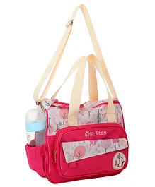 1st Step Smart And Multi-Functional Diaper Bag Diaper Bag (Pink)