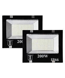 DesiDiya 200 Watt Ultra Thin Slim IP66 LED Flood Light Indoor/Outdoor Light Pack of 2