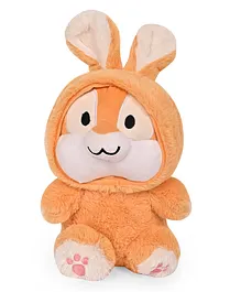 Besties Hoodie Rabbit Soft Toy Brown - Height 28 cm