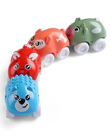 Play Nation Colorful 4 in 1 Magnetic Animal Toy Train for Kids| Colorful Connecting Magnetic Mini Cartoon Animal Train for 2-4 Years Kids| Improves Motor Skills and Hand Eye Co-ordination| Gifting Toy| BIS Certified