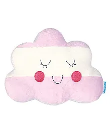 Abracadabra Cloud Shape Cushion - Pink & White
