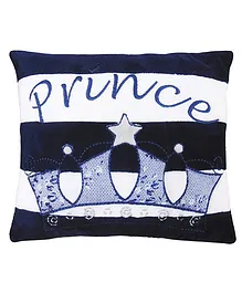Abracadabra Cushion Prince Embroidery - Navy Blue