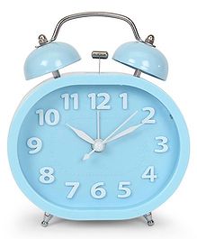 Twin Bell Analog Alarm Clock - Sky Blue