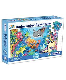 Frank Underwater Adventure  Giant Floor Puzzle Multicolour - 24 Pieces - 15308