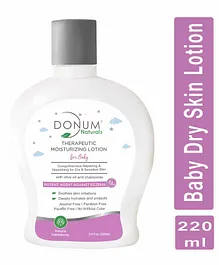 Donum Naturals Therapeutic Moisturizing Body Lotion With Olive Oil and Chamomile for Instant Relief, Dry & Cracked Skin For Baby - 220 ml