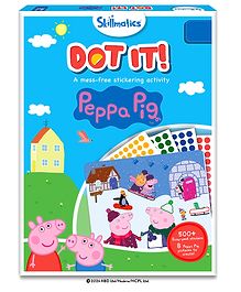 Skillmatics Art Activity  Dot It Peppa Pig, Mess Free Sticker Art for Kids, Craft Kits, DIY Activity, Gifts for Boys & Girls Ages 3 to 7 Travel Toys for Toddlers