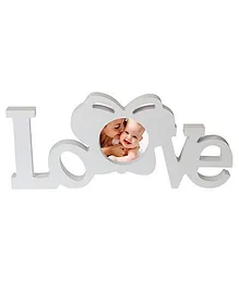 Babies Bloom Love Themed Photo Frame - White