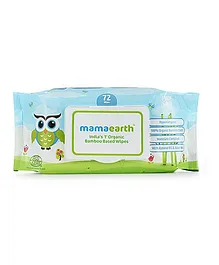 mamaearth Bamboo Based Baby Wipes - 72 Pieces