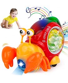 Toysire Multifunctional Musical Hermit Crab Baby Toy Interactive Educational Toy for Babies, Encouraging Early Learning, Dancing, Crawling.