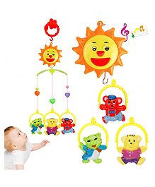 Toysire Musical Bed Ring Crib Cot Mobile Star Projection Light and Musical Non Toxic Plastic