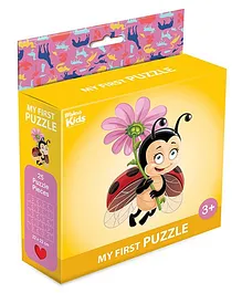 Braino Kidz My First Mini Jigsaw Puzzle Ladybug Multicolor - 25 Pieces