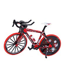 Toysire Metal Model Bicycle Toy for Kids Die cast Mountain Bicycle Racing Cycle Cross Mountain Bikes Toys for Boys Girls(Red)